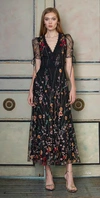 knee length dresses for ladies Floral Lace Mini Dress 12 / Floral Multi