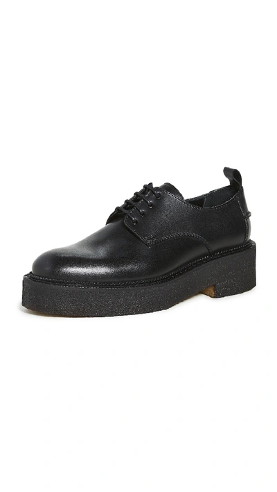 Ami Alexandre Mattiussi Chunky-sole Leather Derby Shoes In Black