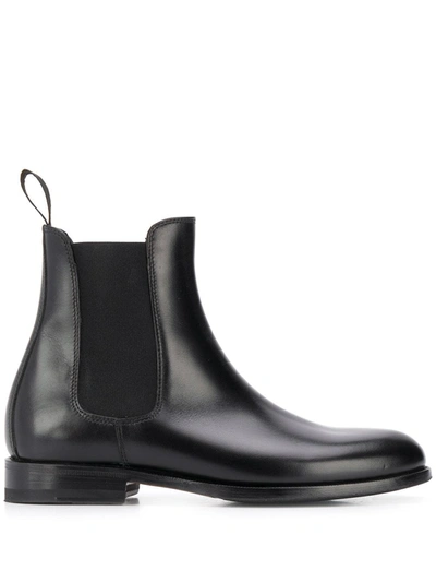 Scarosso Elena Chelsea Boots In Black