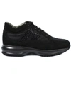 Hogan Black Interactive Sneakers
