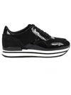 HOGAN H222 SNEAKERS IN BLACK,11196487