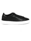 Hogan H365 Black Leather Low Top Sneakers