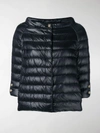 Herno Wide Boat Neck Jacket In Black