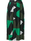 CLOSED ALL-OVER PRINT SKIRT