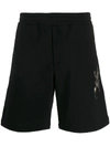 ALEXANDER MCQUEEN EMBROIDERED TRACK SHORTS