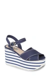 MIU MIU DENIM PLATFORM SANDAL,5XZ441 3L7LF 09599