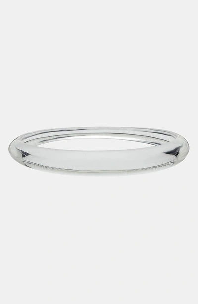 Alexis Bittar Skinny Tapered Bangle In Clear