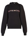 GIVENCHY GIVENCHY EMBROIDERED LOGO HOODIE