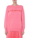 GIVENCHY GIVENCHY LOGO PRINTED CASHMERE SWEATER
