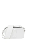 Marc Jacobs The Snapshot Dtm Crossbody Bag In Bianco