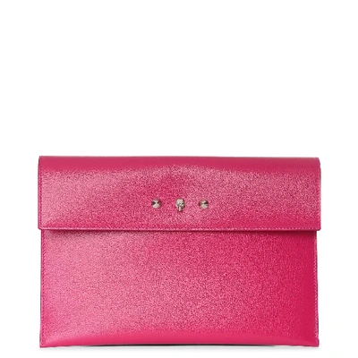 Alexander Mcqueen Orchid Pink Envelope Clutch