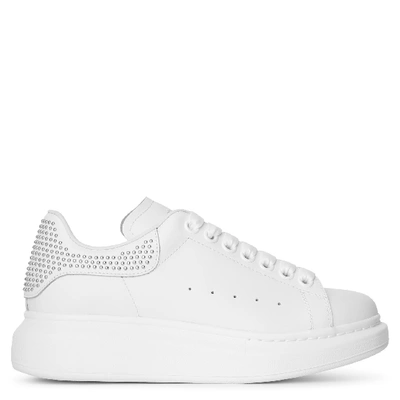 Alexander Mcqueen White And Studs Classic Sneakers