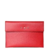 ALEXANDER MCQUEEN DEEP RED ENVELOPE CLUTCH,AM16184A