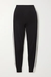 STELLA MCCARTNEY STRIPED KNITTED TRACK PANTS