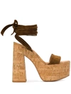 GIANVITO ROSSI Wedge And Tapes Sandals
