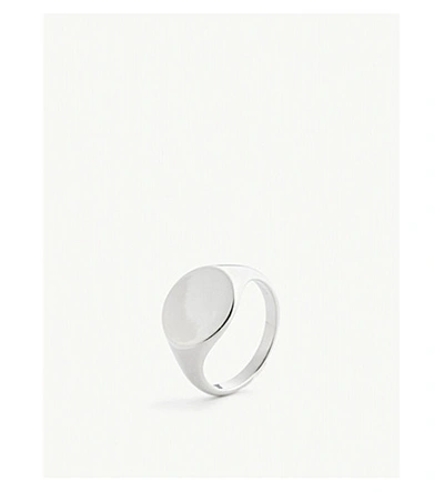 Maria Black Womens Silver Hp Ready Heart White Rhodium-plated Ring 54mm