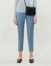 THEORY STRAIGHT CROPPED WOOL TROUSERS,R00007134