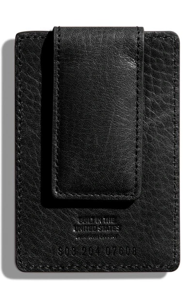 SHINOLA MONEY CLIP CARD CASE,S0310009538