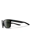 Nike Essential Endeavor Wraparound Sunglasses In Black/ Neptune Green/ Green