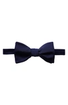 Eton Grosgrain Silk Bow Tie In Navy