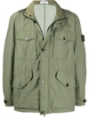 Stone Island Field Compass Badge Jacket In Green