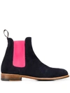 Scarosso Bruna Chelsea Boots In Brown