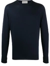 John Smedley Klassischer Pullover In Blue