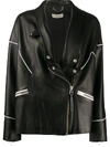 GOLDEN GOOSE ZIPPED BIKER JACKET