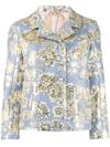 N°21 FLORAL JACQUARD DOUBLE-BREASTED JACKET