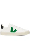 Veja Contrast Logo Sneakers In White
