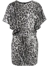 IN THE MOOD FOR LOVE SEQUINED ANIMAL PRINT MINI DRESS