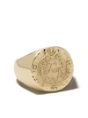 TOM WOOD SILK COIN RING