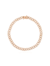 Shay 18kt Rose Gold And Diamond Mini 7 Inch Link Bracelet In Rose Gold