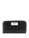 GIVENCHY LOGO PATCH ZIPPED WALLET