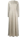 M MISSONI RIBBED LONG DRESS