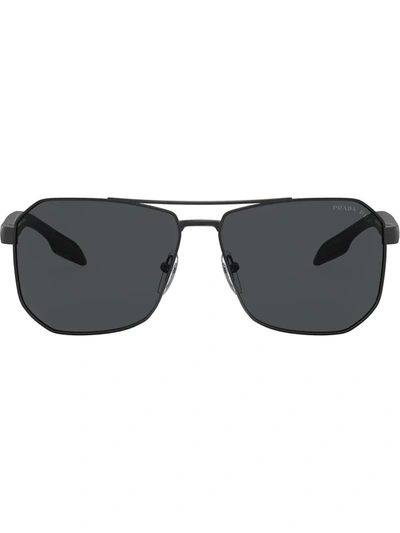 Prada Linea Rossa Sunglasses In Black