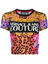 VERSACE JEANS COUTURE LOGO短款T恤