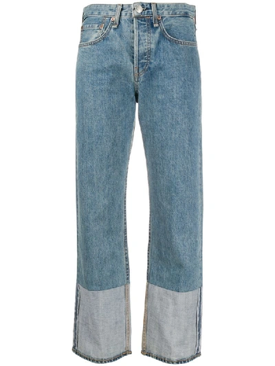 Rag & Bone Maya Straight-leg Jeans In Blue