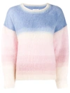 Isabel Marant Étoile Colour Block Jumper In Blue