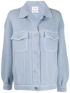 Barrie Denim-inspired Cardi-jacket In Blue