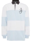JW ANDERSON PANELLED RUGBY POLO SHIRT