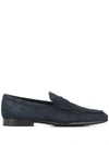 Tod's Classic Loafers In Blue