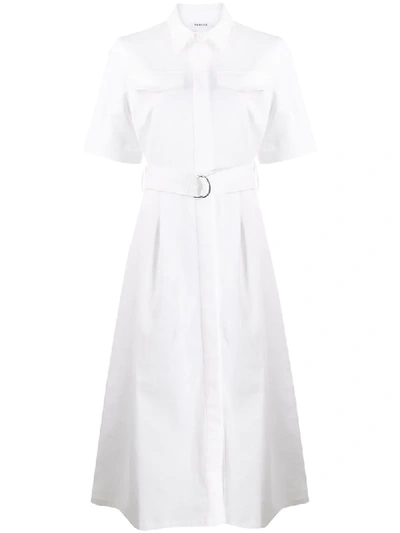 P.a.r.o.s.h Button-up Day Dress In White