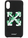 Off-white Arrows Logo Iphone Xs Case In Black