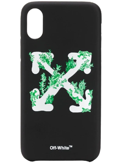 Off-white Arrows Logo Iphone Xs Case In Black
