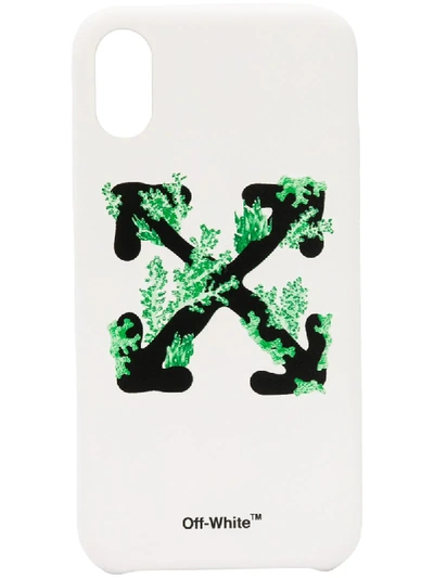 Off-white “arrow Water”iphone Xs Max手机壳 In White/black