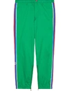 GUCCI LOGO TAPE CROPPED TROUSERS