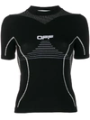 Off-white Active Performance Top In Black