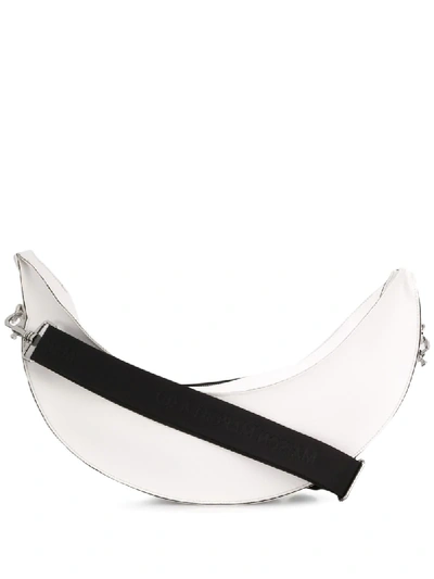 Mm6 Maison Margiela Moon Crossbody Bag In White