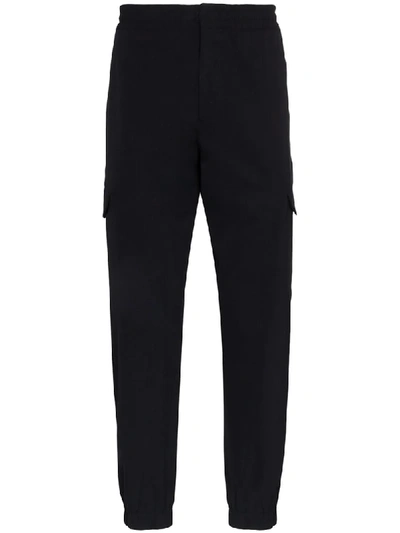 Ermenegildo Zegna Wool Track Pants In Blue